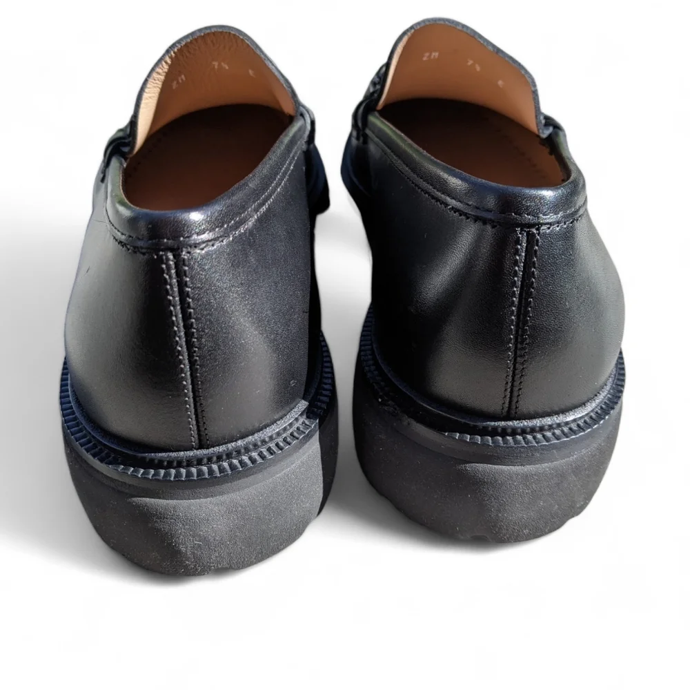 Ferragamo Mens Shoes Bleeker Loafers New With Box Size 10 E - Picture 5 of 7